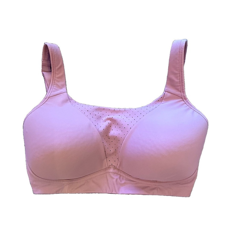 Lululemon Run Times Bra 34E Dusty Rose High Support Running EUC